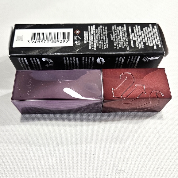 2 Tubes Kissing Frenzy Urban Decay Lip Bond NIB! - Picture 3 of 6